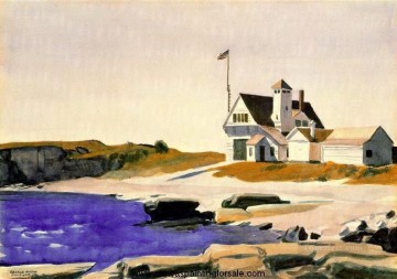 Edward Hopper Painting - Coast Guard Station 2 Edward Hopper